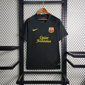 Camisa Barcelona Away 2011/12 - Nike Retrô Masculina - Preta/Amarela