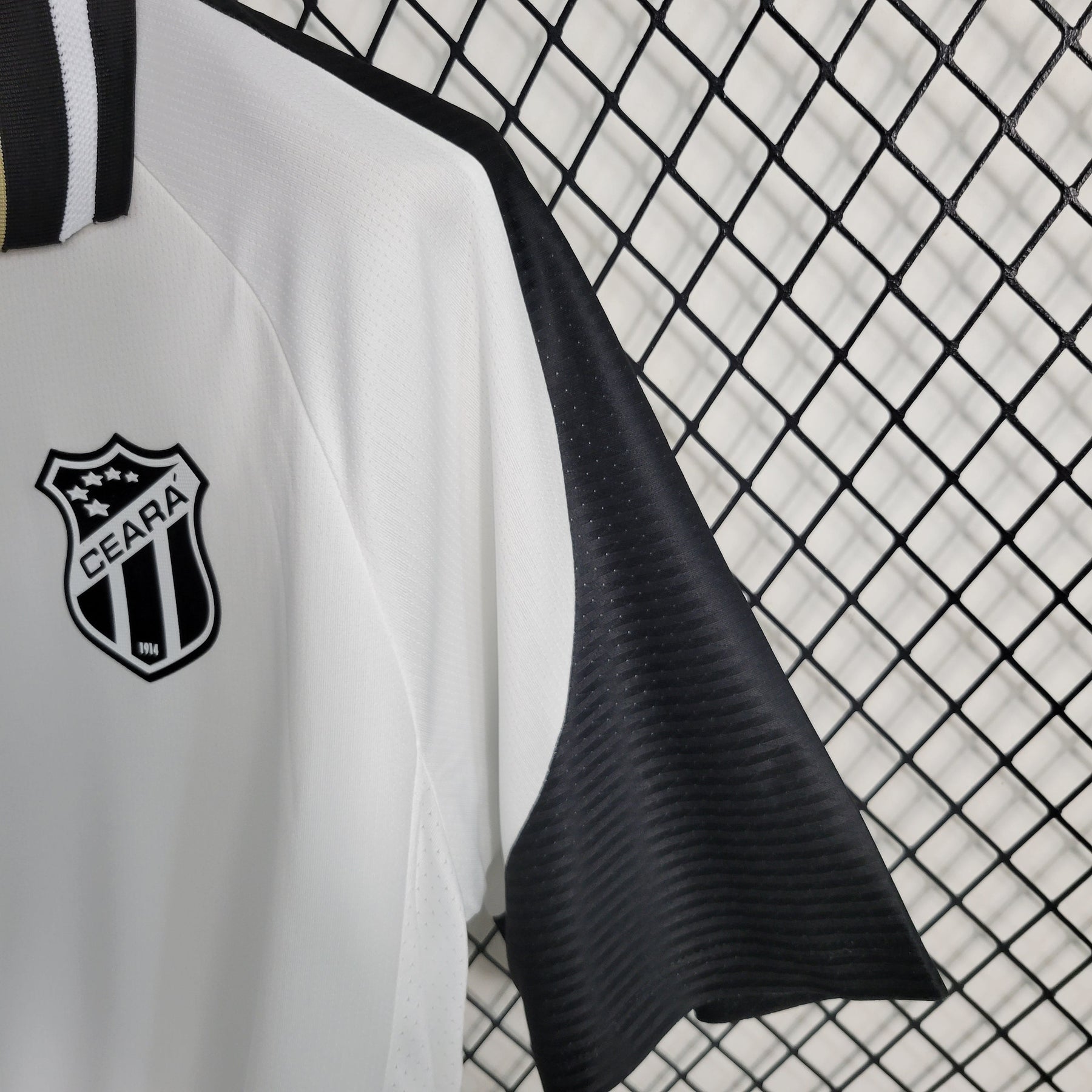 Camisa Ceará Away 2023/24 - Torcedor Masculina - Branca/Preta