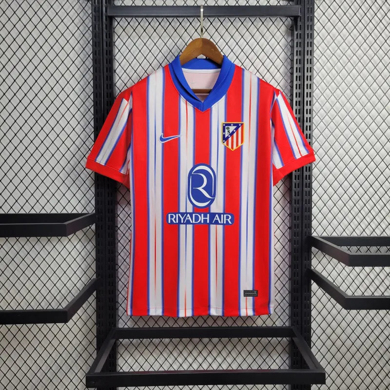 Camisa Atlético de Madrid Home 2024/25 - Nike Torcedor Masculina - Vermelha/Branca