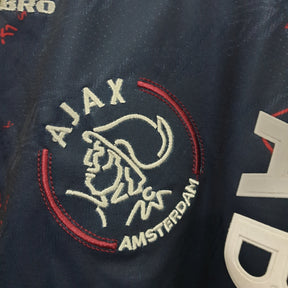 Camisa Ajax Away 1995 - Umbro Retrô Masculina - Azul/Vermelha