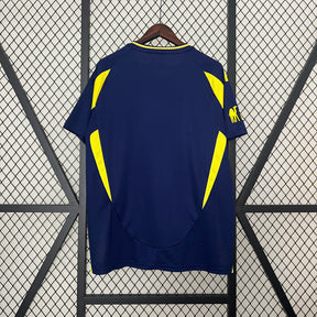 Camisa Al-Nassr Away 2024/25 - Adidas Torcedor Masculina - Azul/Amarela