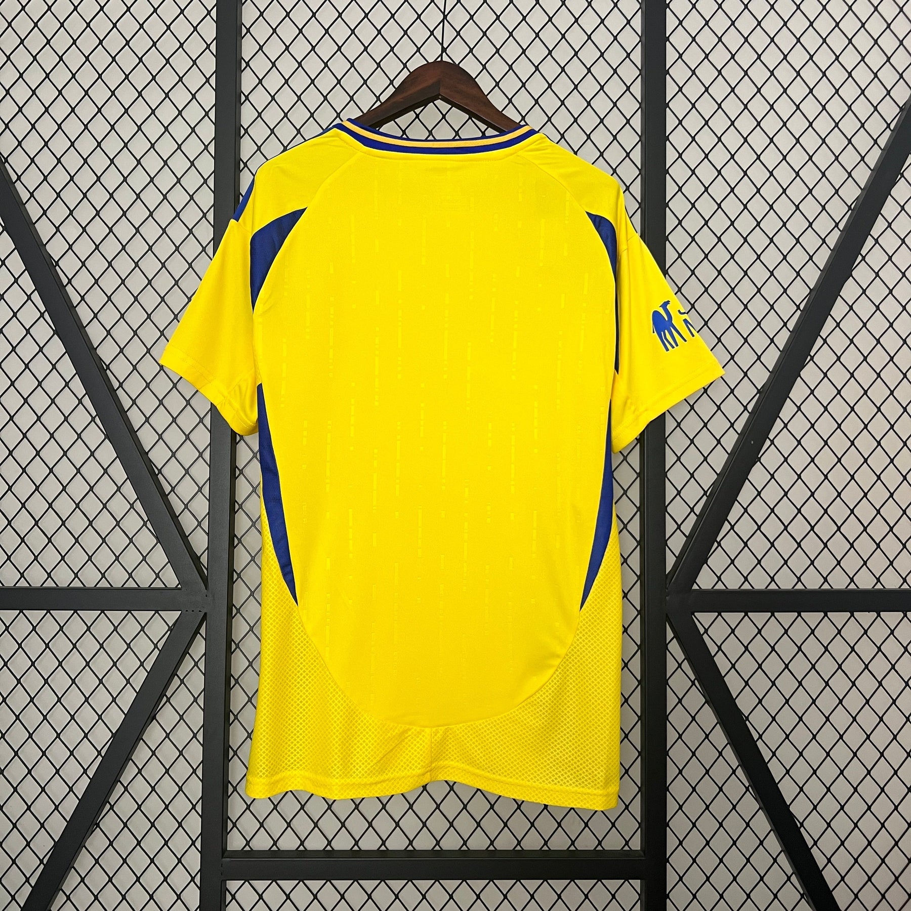 Camisa Al-Nassr Home 2024/25 - Adidas Torcedor Masculina - Amarela/Azul