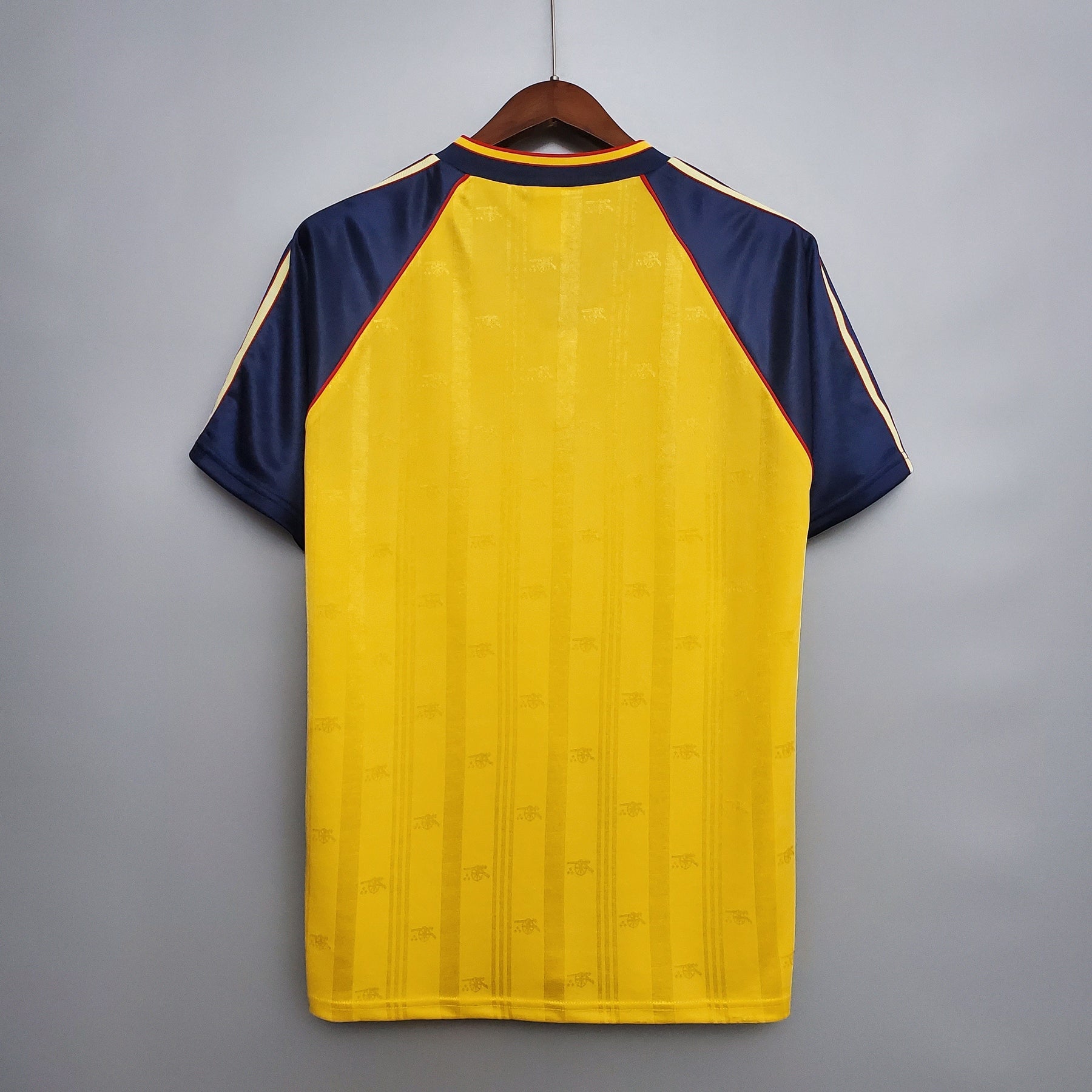 Camisa Arsenal Away 1988/89 - Adidas Retrô Masculina - Amarela/Azul