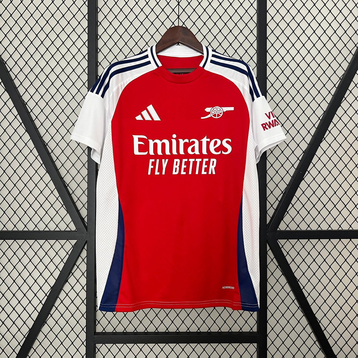 Camisa Arsenal Home 2024/25 - Torcedor Adidas Masculina - Vermelha/Branca