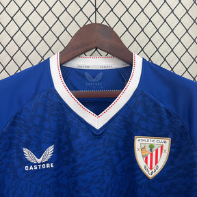 Camisa Athletic Bilbao Away 2024/25 - Castore Torcedor Masculina - Azul