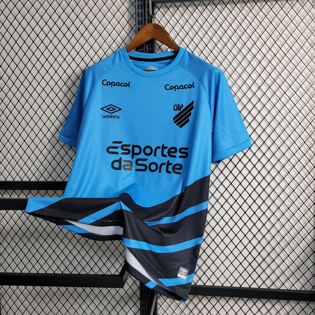 Camisa Away Athletico Paranaense 2023/24 - Umbro Torcedor Masculina - Azul/Preta