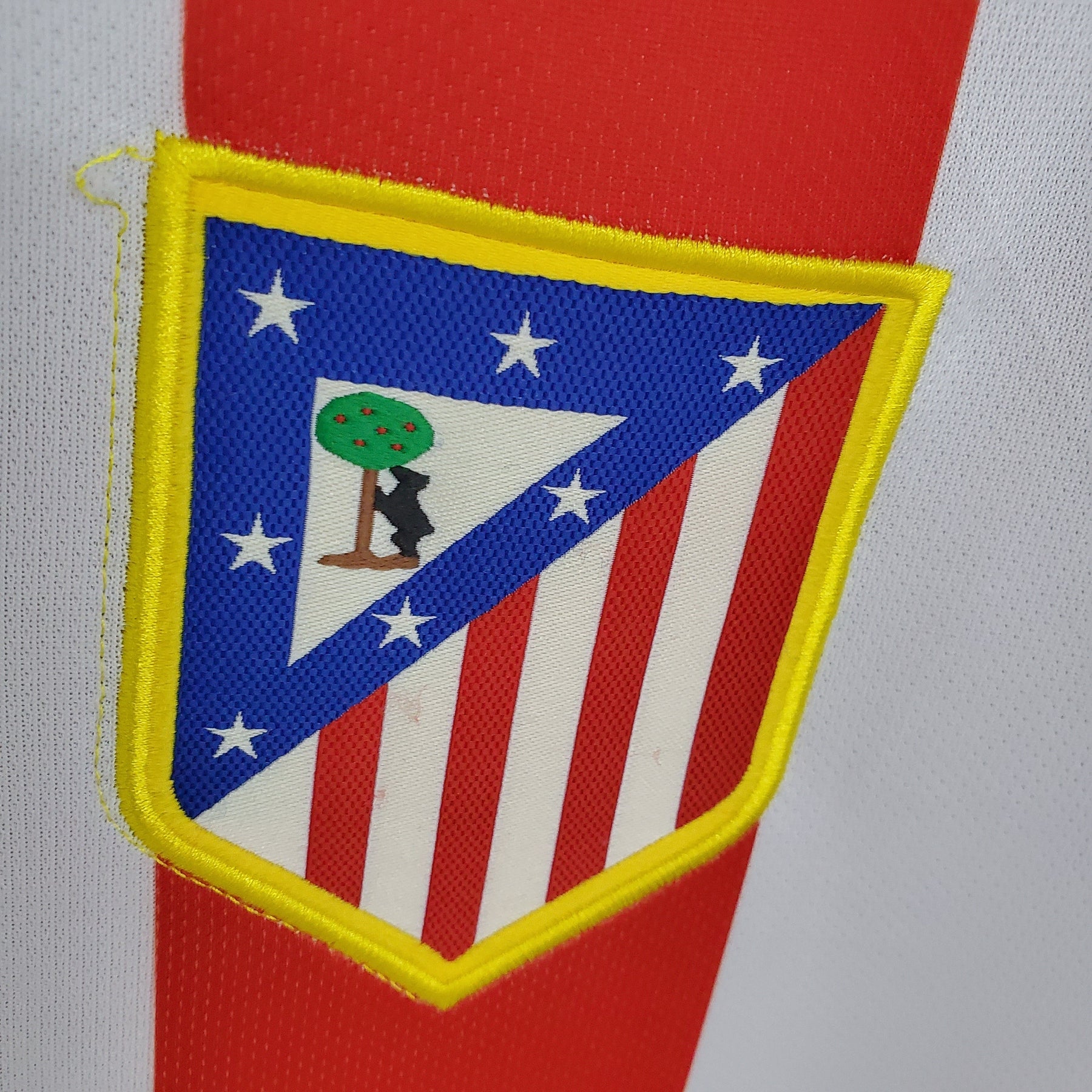 Camisa Atlético de Madrid Home 2013/14 - Nike Retrô Masculina - Vermelha/Branca