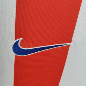 Camisa Atlético de Madrid Home 2013/14 - Nike Retrô Masculina - Vermelha/Branca