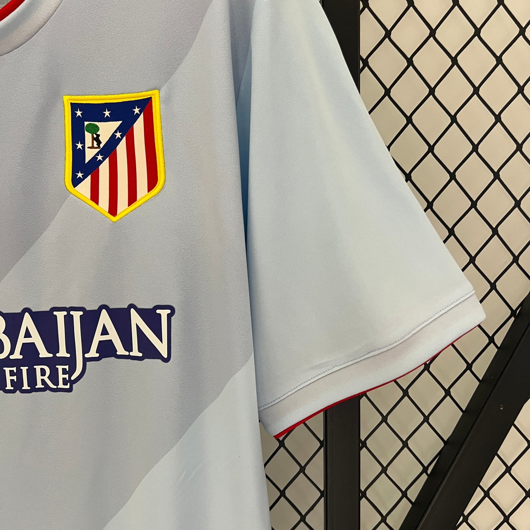 Camisa Atlético de Madrid Home 2013/14 - Nike Retrô Masculina - Cinza