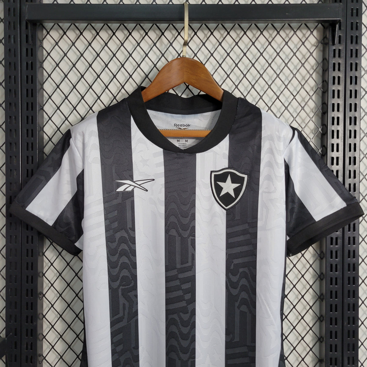 Camisa Botafogo Home 2023/24 - Reebok Torcedor Feminina - Branca/Preta