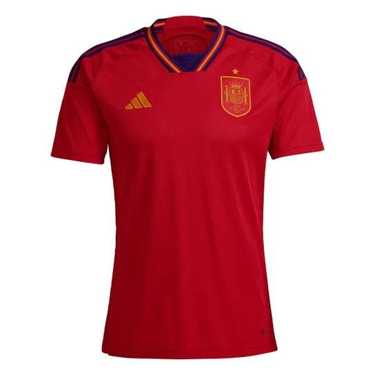 Camisa Espanha Home 22/23 s/n° Torcedor Adidas Masculina