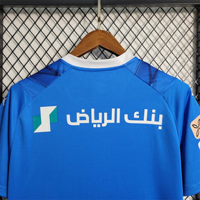 Camisa Al-Hilal Home 2023/24 - Puma Torcedor Masculina - Azul/Branca