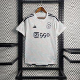 Camisa Ajax Away 2023/24 - Adidas Torcedor Masculina - Branca/Preta