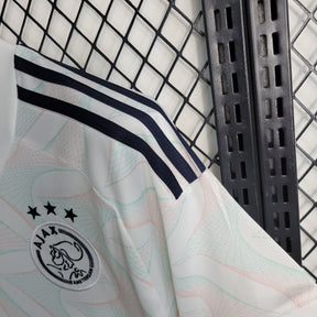 Camisa Ajax Away 2023/24 - Adidas Torcedor Masculina - Branca/Preta