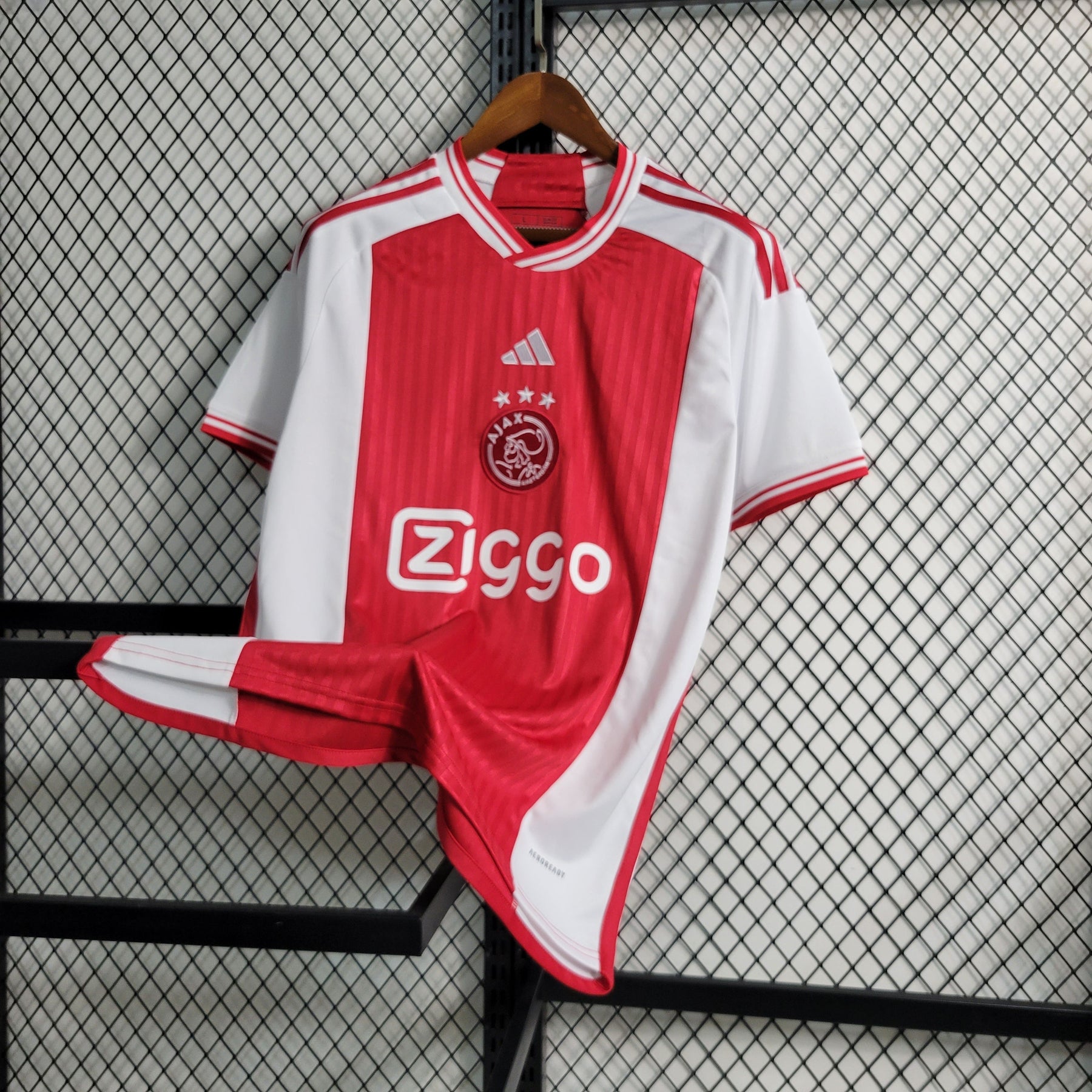 Camisa Ajax Home 2023/24 - Adidas Torcedor Masculina - Vermelha/Branca