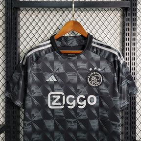 Camisa Ajax Third 2023/24 - Adidas Torcedor Masculina - Preta/Branca