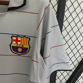 Camisa Barcelona Away 2003/04 - Nike Retrô Masculina - Cinza