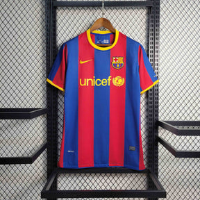 Camisa Barcelona Home 2010/11 - Nike Retrô Masculina - Vermelha/Azul