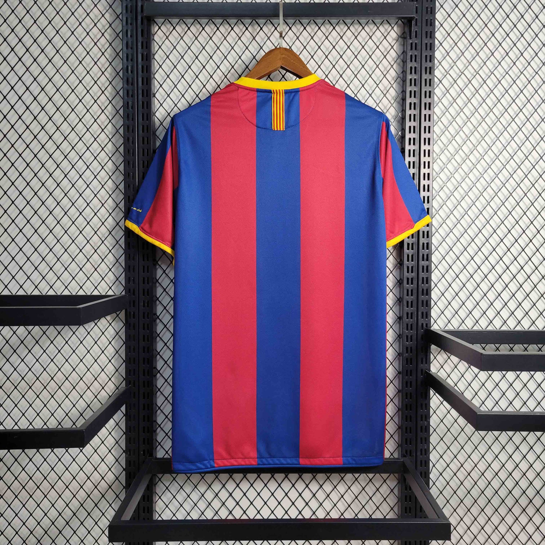 Camisa Barcelona Home 2010/11 - Nike Retrô Masculina - Vermelha/Azul