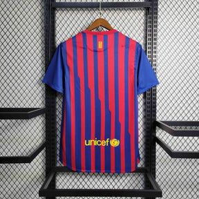 Camisa Barcelona Home 2011/12 - Nike Retrô Masculina - Vermelha/Azul