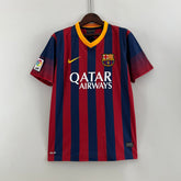 Camisa Barcelona Home 2013/14 - Nike Retrô Masculina - Vermelha/Azul