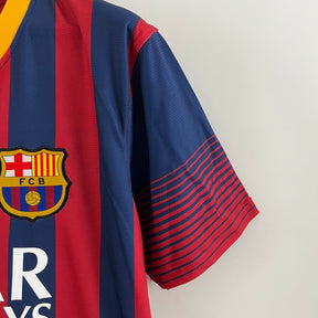 Camisa Barcelona Home 2013/14 - Nike Retrô Masculina - Vermelha/Azul