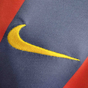 Camisa Barcelona Home 2014/15 - Nike Retrô Masculina - Vermelha/Azul