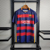 Camisa Barcelona Home 2015/16 - Nike Retrô Masculina - Azul/Vermelha