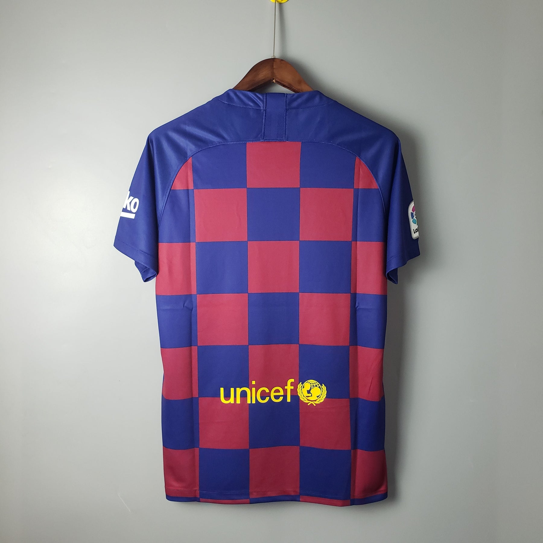 Camisa Barcelona Home 2019/20 - Nike Retrô Masculina - Vermelha/Azul