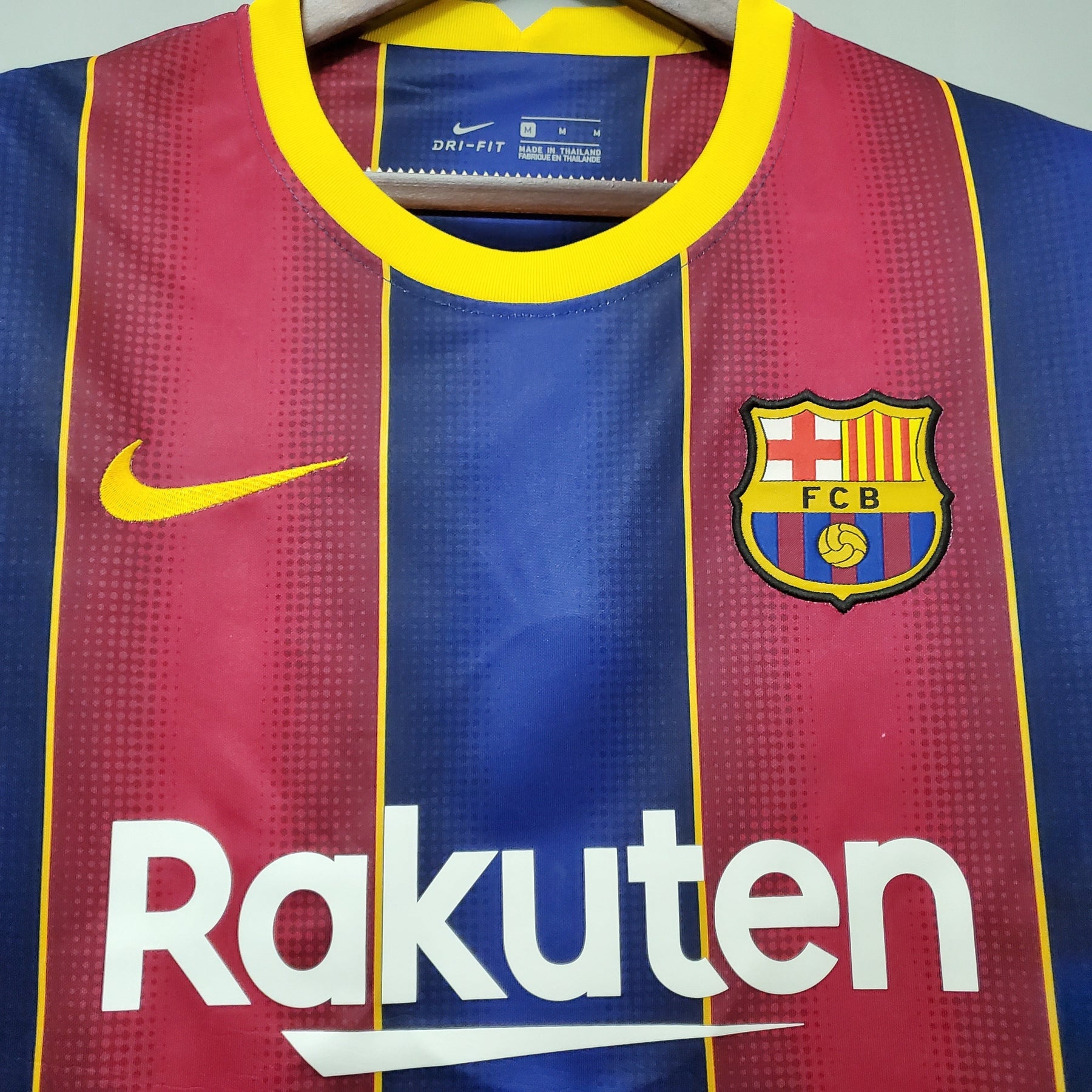 Camisa Barcelona Home 2020/21 - Nike Torcedor Masculina - Vermelha/Azul