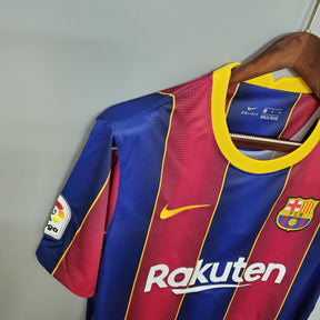 Camisa Barcelona Home 2020/21 - Nike Torcedor Masculina - Vermelha/Azul