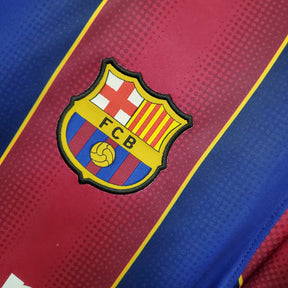 Camisa Barcelona Home 2020/21 - Nike Torcedor Masculina - Vermelha/Azul