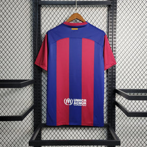 Camisa Barcelona Home 2023/24 - Nike Torcedor Masculina - Vermelha/Azul