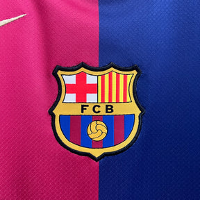 Camisa Barcelona Home 2024/25 - Nike Torcedor Masculina - Vermelha/Azul