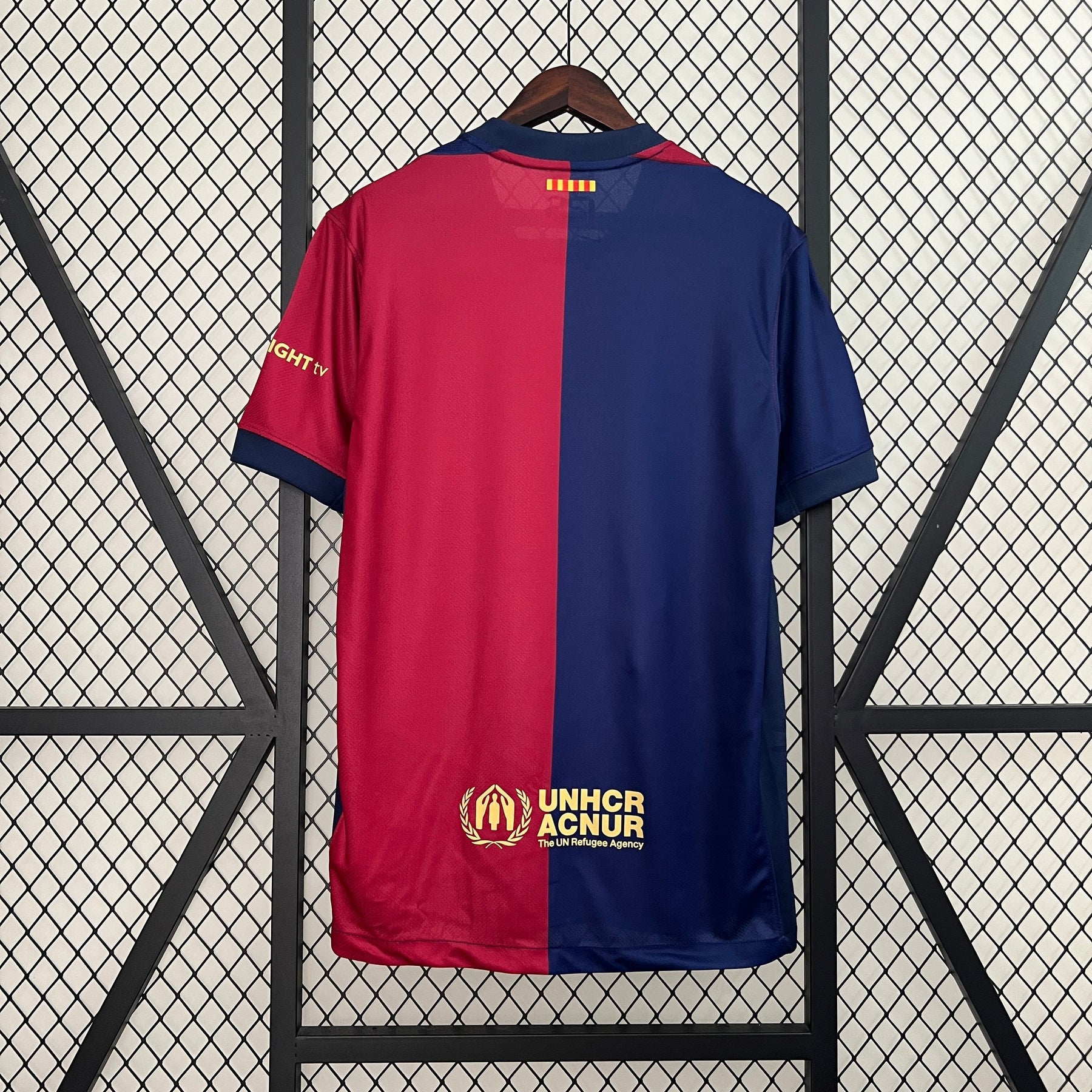 Camisa Barcelona Home 2024/25 - Nike Torcedor Masculina - Vermelha/Azul