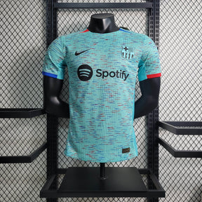 Camisa Barcelona Third 2023/24 - Nike Jogador Masculina - Verde