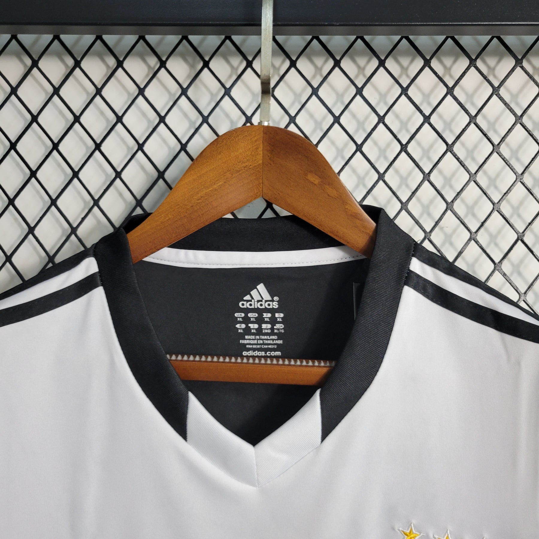 Camisa Benfica Away 2013/14 - Adidas Retrô Masculina - Preta/Branca