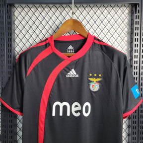 Camisa Benfica 2009/10 - Adidas Retrô Masculina - Preta/Vermelha