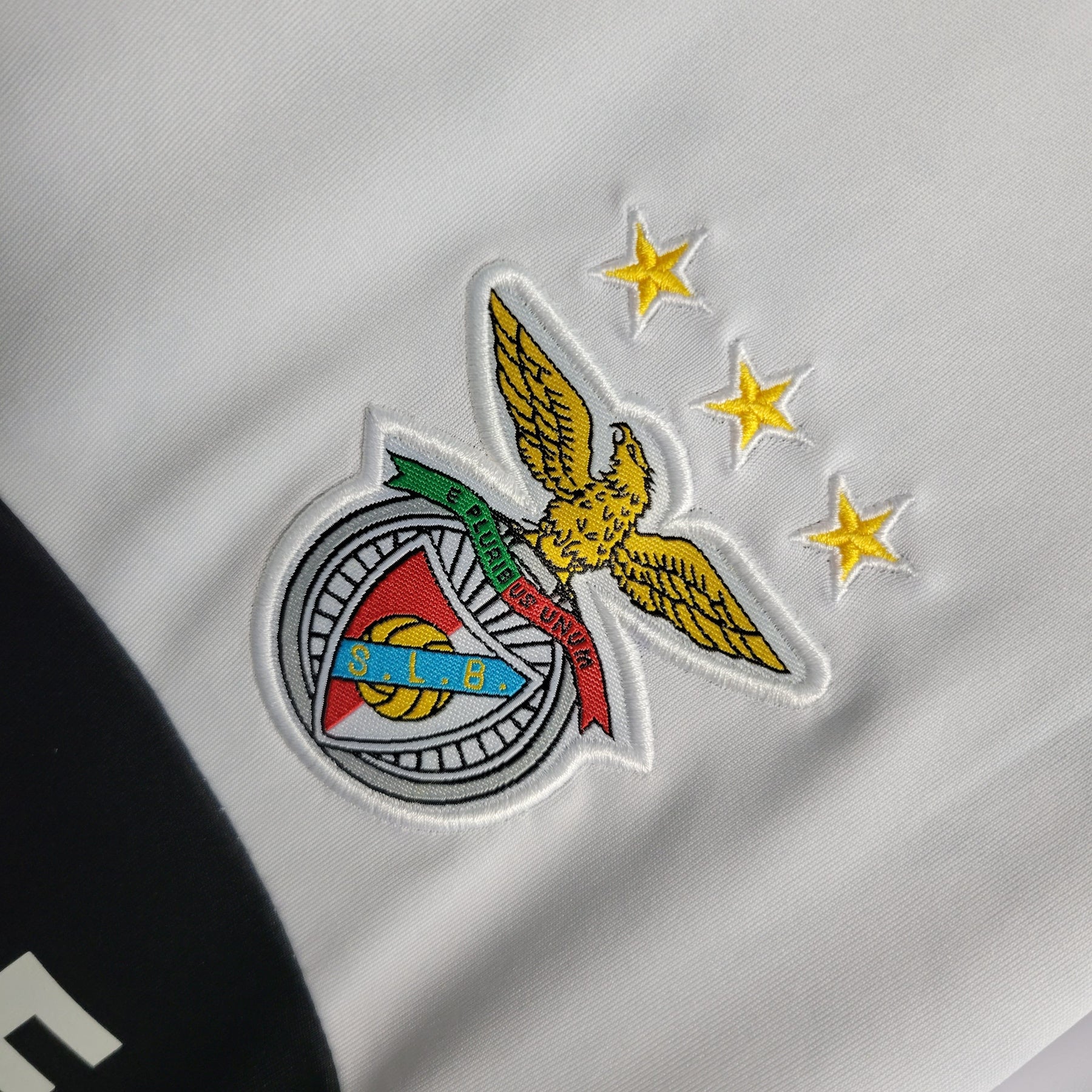 Camisa Benfica Away 2013/14 - Adidas Retrô Masculina - Preta/Branca