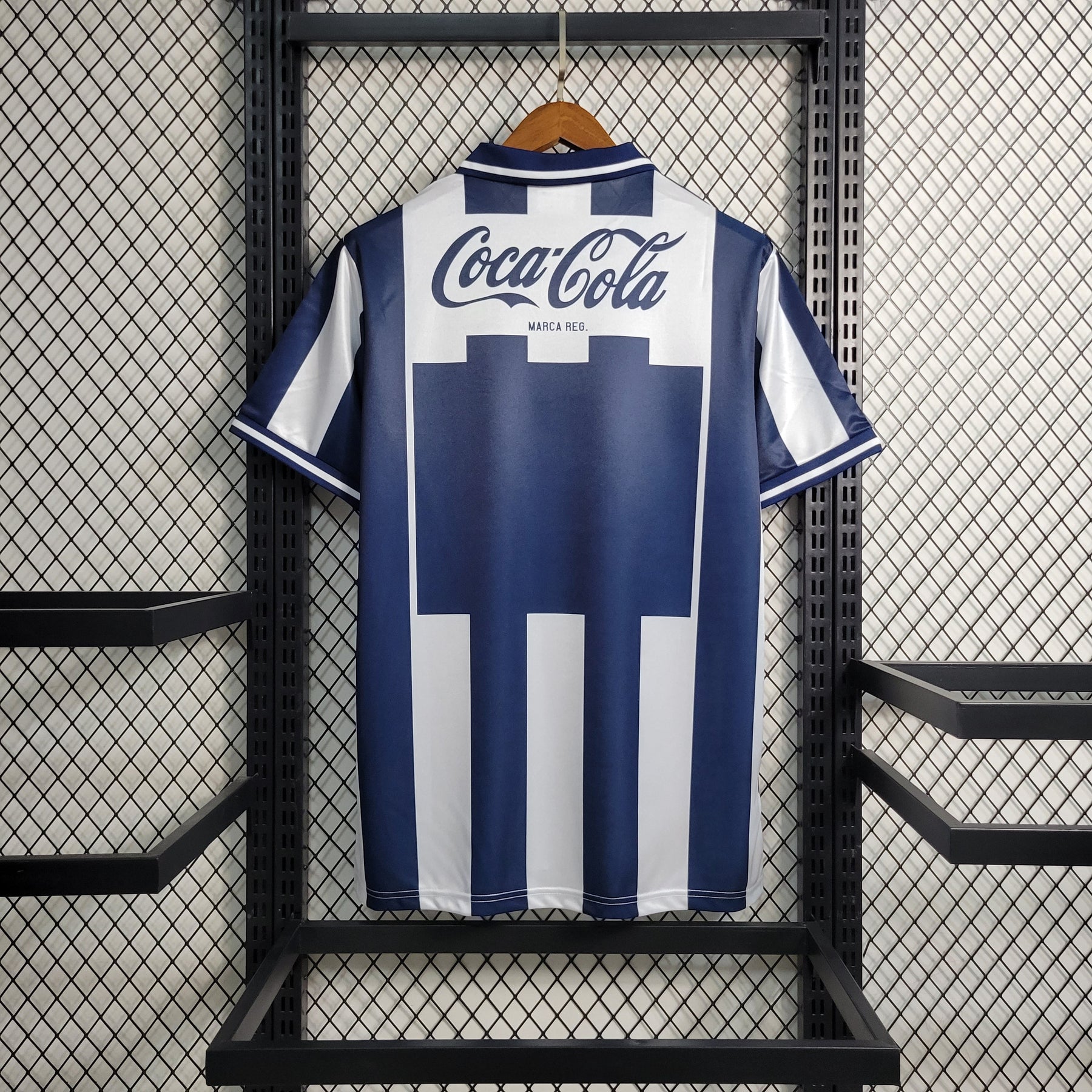 Camisa Botafogo Home 1994 - Rhumell Retrô Masculina - Branca/Azul