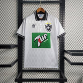 Camisa Botafogo Away 1995 - Finta Retrô Masculina - Branca/Preta