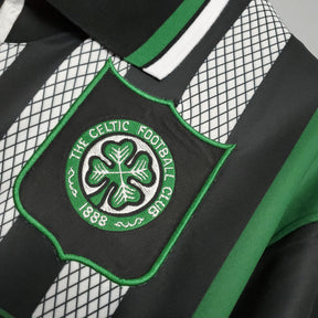 Camisa Celtic Away 1994/96 - Umbro Retrô Masculina - Preta/Verde