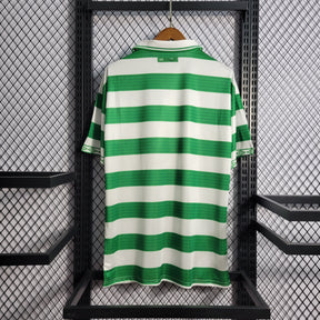 Camisa Celtic Home 1998/99 - Umbro Retrô Masculina - Branca/Verde