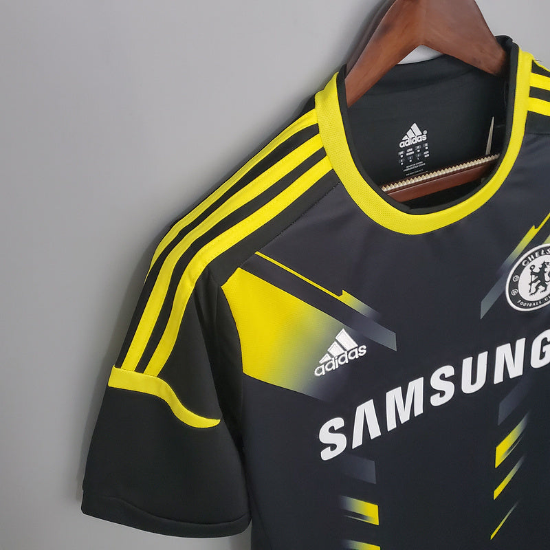 Camisa Chelsea Third 2012/13 - Adidas Retrô Masculina - Preta/Amarela