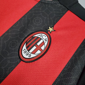 Camisa AC Milan Home 2020/21 - Puma Torcedor Masculina - Vermelha/Preta