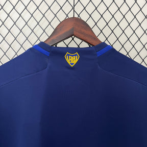 Camisa Boca Juniors Third 2024/25 - Adidas Torcedor Masculina - Azul/Amarela