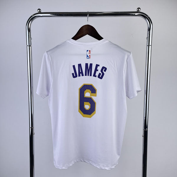 Camiseta NBA Los Angeles Lakers LeBron James DRI-FIT Branca