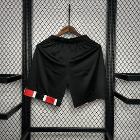 Shorts São Paulo Away 2024/25 - New Balace Torcedor Masculina - Vermelha/Preta