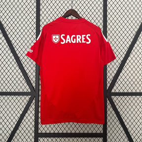 Camisa Benfica Home 2024/25 - Adidas Torcedor Masculina - Vermelha