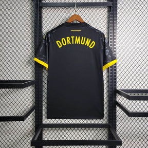 Camisa Borussia Dortmund Away 2023/24 - Puma Torcedor Masculina - Preta/Amarela